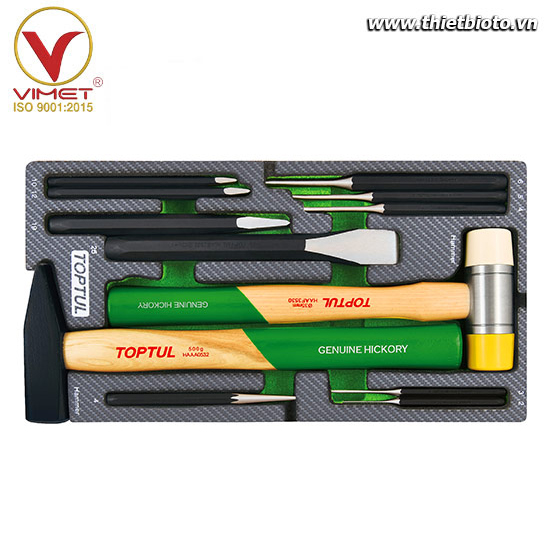 12PCS Hammer, Punch & Chisel Set