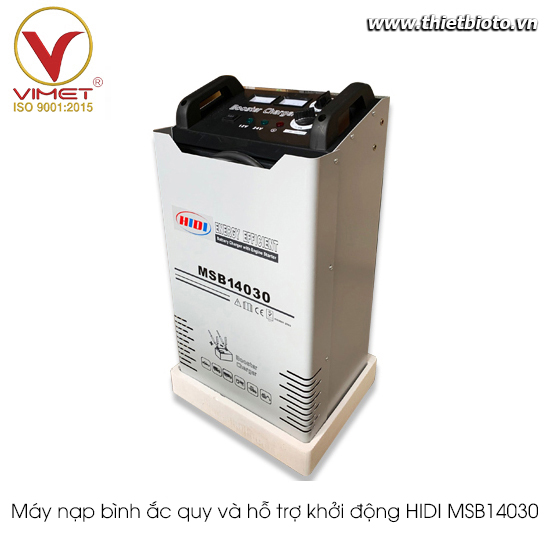 Máy nạp bình ắc quy và hỗ trợ khởi động HIDI MSB14030