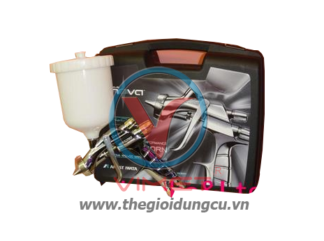 Súng sơn Super Nova lỗ 1.4mm cốc nhựa đồng hồ áp suất WS-400-1401CH