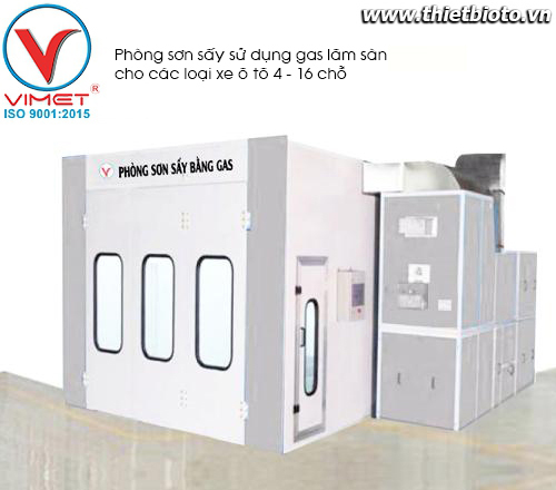 Phòng sơn sấy sử dụng gas PSG40206